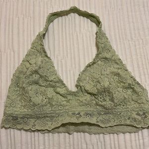 Aerie Lace Padded Halter Bralette